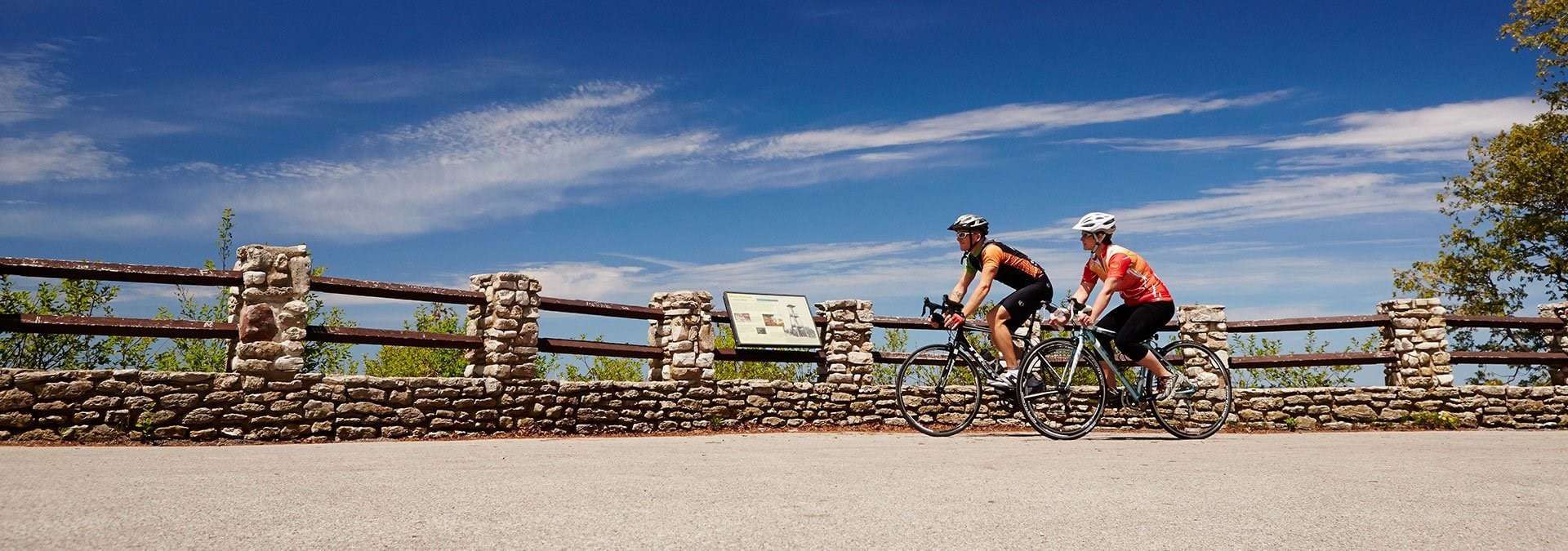 Ephraim Shores - biking in Door County