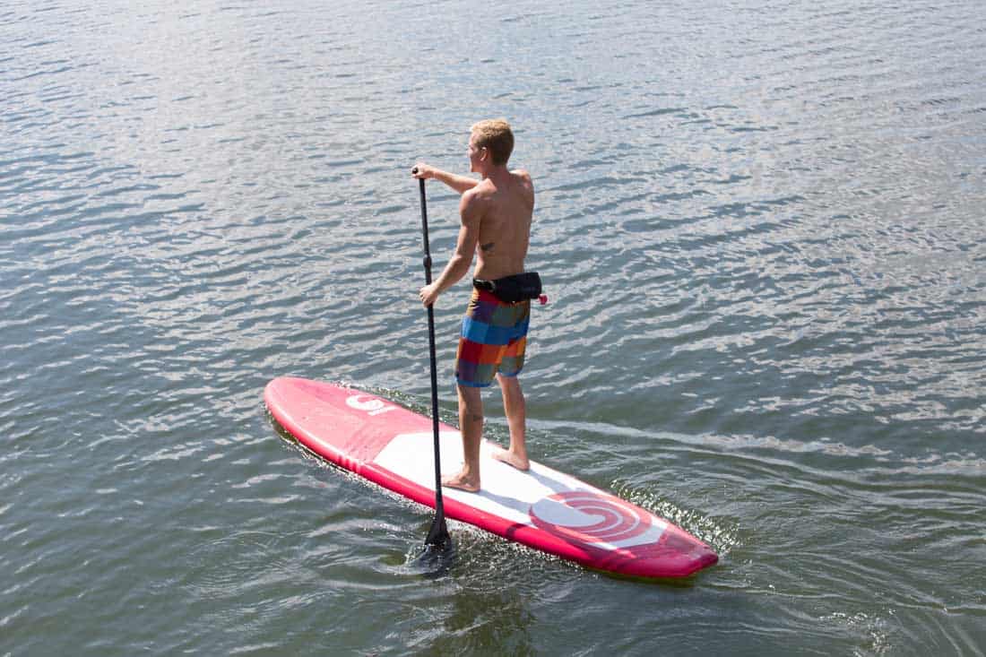 Stand-up paddle boarding in Door County