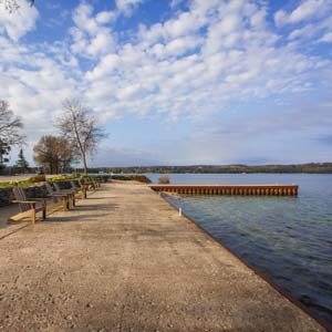 View of the water at Ephraim Shores Resort