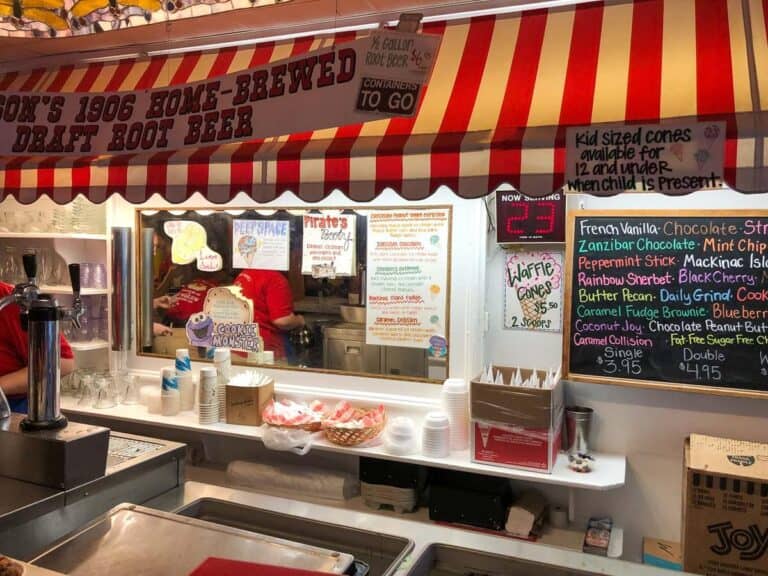ice cream shops in Door County